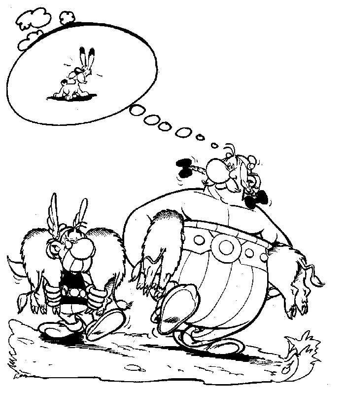 Asterix et Obelix Dessins Anims Coloriages